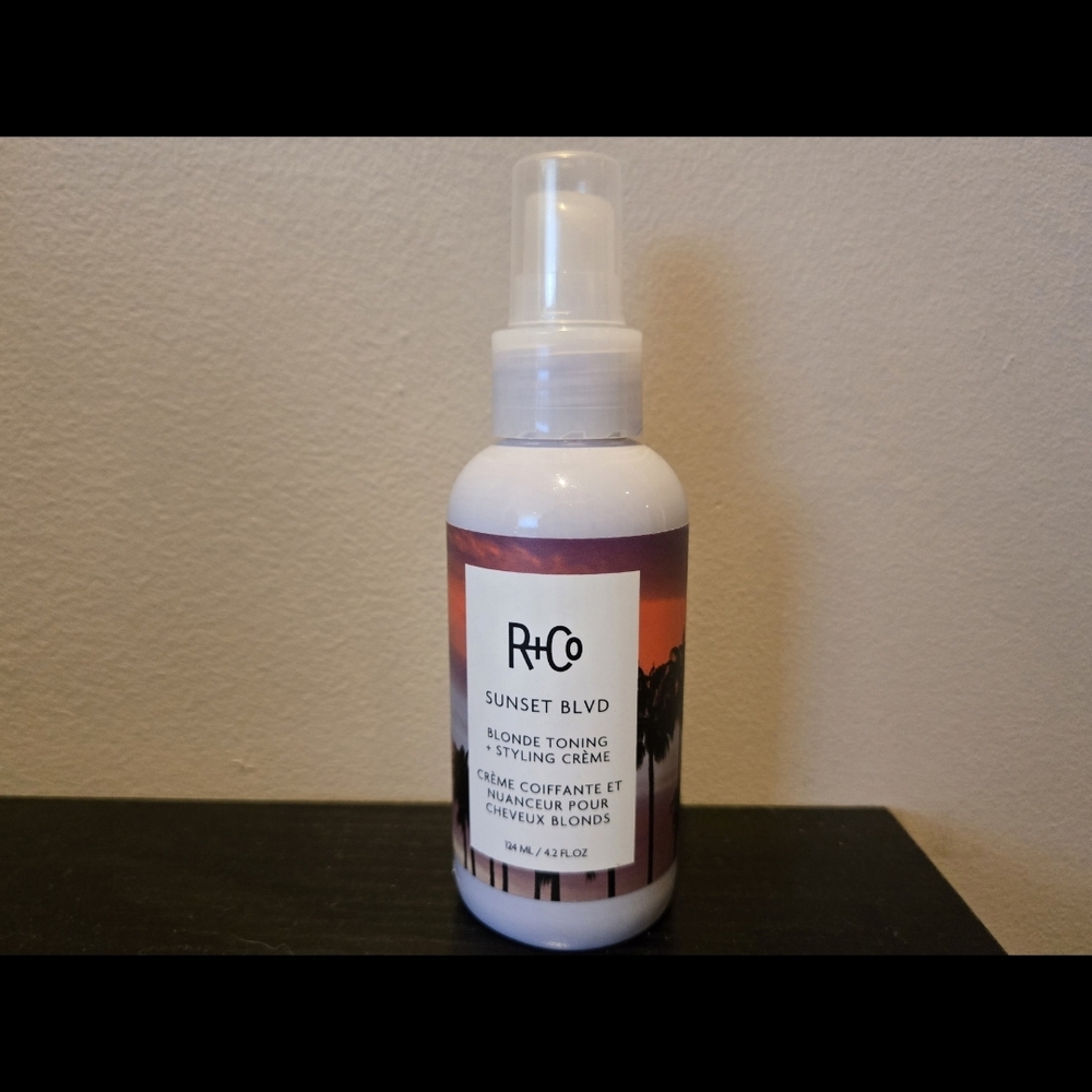 Brand New R+Co Sunset Blvd Blonde Toning + Styling Creme